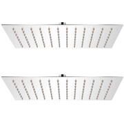 vidaXL Deszczownice ze stali nierdzewnej, 2 szt., 20 x 30 cm vidaXL 275944