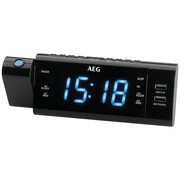 AEG Radiobudzik z projektorem MRC 4159 P, czarny AEG MRC 4159 P