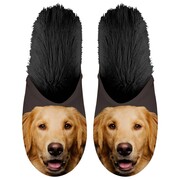 Plenty Gifts Pluszowe kapcie, golden retriever, czarne, rozmiar 39-42 Plenty Gifts 42549
