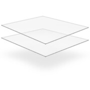 vidaXL Przezroczyste płyty akrylowe, 2 szt., 40 x 60 cm, 5 mm vidaXL 143544