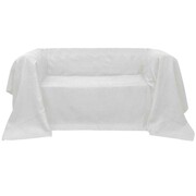 vidaXL Pokrowiec/Narzuta na kanapę micro zamsz krem 210 x 280 cm vidaXL 130890