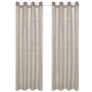 vidaXL Tkane zasłony w paski, 2 szt., 140 x 245 cm, beżowe vidaXL 133196