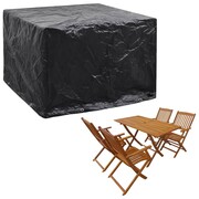 vidaXL Pokrowiec na meble ogrodowe, 8 oczek, 122 x 112 x 98 cm vidaXL 45125