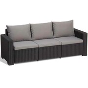 Allibert Sofa ogrodowa California, 7 części, grafitowa, 231565 Allibert 231565