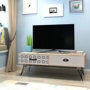 vidaXL Stolik pod telewizor brązowy 100x40x35 cm vidaXL 243169