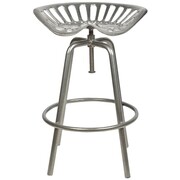 Esschert Design Stołek barowy Tractor, szary, IH022 Esschert Design IH022