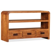vidaXL Szafka pod telewizor, drewno o wyglądzie sheesham, 90x30x55 cm vidaXL 244681