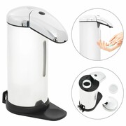 vidaXL Ścienny, automatyczny dozownik mydła na podczerwień, 500 ml vidaXL 30105