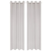 vidaXL Zasłony zaciemniające, 2 szt., 140 x 245 cm, beżowe vidaXL 133174