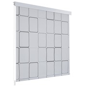 vidaXL Roleta prysznicowa 180 x 240 cm, wzór w kwadraty vidaXL 142852