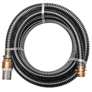 vidaXL Wąż ssący z mosiężnymi złączkami, 3 m, 25 mm, czarny vidaXL 142888