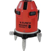 Futech Poziomica laserowa MC8 HPSV Red, laser krzyżowy, 042.08.LT Futech 042.08.LT