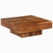 vidaXL Stolik kawowy z drewna sheesham, 80 x 80 x 30 cm vidaXL 246250