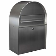 Toolland Skrzynka na listy York ze stali nierdzewnej, srebrna, BG11002 Toolland BG11002