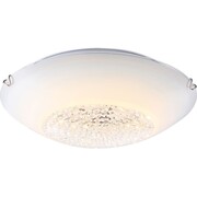 GLOBO Lampa sufitowa LED DELPHI, szklana, biała, 4041466 GLOBO 4041466