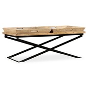 vidaXL Stolik kawowy, lite drewno mango, 110 x 55 x 42 cm vidaXL 244898