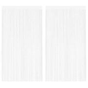 vidaXL Zasłony sznurkowe, 2 sztuki, 100 x 250 cm, białe vidaXL 132398