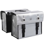 Willex Torba rowerowa na gazety, 52 l, srebrna, 10909 Willex 10909