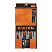BAHCO Zestaw wkrętaków: płaskich/PH/PZ, 6 szt., B219.026 BAHCO B219.026