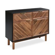 vidaXL Szafka z drewna akacjowego, 90 x 33,5 x 75 cm vidaXL 245730