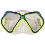 Waimea Maska do nurkowania, silikonowa, żółta/kobaltowa Waimea 88DK