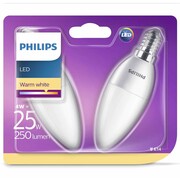 Philips LED Żarówki świeczki, 2 szt., 4 W, 250 lumenów Philips 929001157460