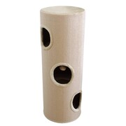 vidaXL Domek dla kota, drapak beżowy 100 cm vidaXL 170179