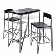 vidaXL Wysoki stolik kuchenny + krzesła vidaXL 241495