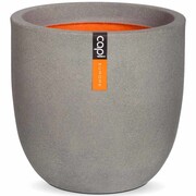 Capi Owalna donica Urban Smooth, 43 x 41 cm, szara, PKGR933 Capi PKGR933