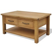 vidaXL Dębowy stolik kawowy, 88 x 53 x 45 cm vidaXL 242745