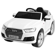 vidaXL Elektryczny samochód dla dzieci, białe Audi Q7, 6 V vidaXL 10119