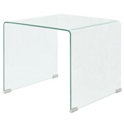 vidaXL Stolik kawowy, szkło hartowane 49,5x50x45 cm vidaXL 244188