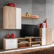 vidaXL Meblościanka pod TV, 5-elementowa, dąb sonoma vidaXL 246032