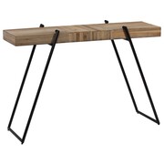 vidaXL Stolik konsola z odzyskanego drewna tekowego, 120 x 35 x 81 cm vidaXL 246089