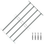 vidaXL Krata bezpieczeństwa na okno z regulacją 700-1050 mm 4 metalowe pręty vidaXL 141386
