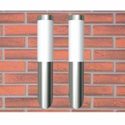 vidaXL Lampy ze stali nierdzewnej Wodoodporne 6x36 cm Do ogrodu x2 vidaXL 160165