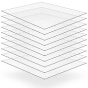 vidaXL Przezroczyste płyty akrylowe, 10 szt., 40 x 60 cm, 3 mm vidaXL 143532