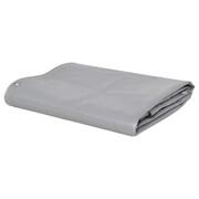 vidaXL Plandeka 650 g/m², 4 x 7 m, szara vidaXL 43816