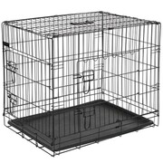@Pet Metalowa klatka dla psa, 92,5 x 57,5 x 64 cm, czarna, 15003 @Pet 15003