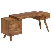 vidaXL Szafka boczna z litego drewna akacjowego, 120 x 36 x 50 cm vidaXL 245667