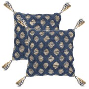 vidaXL 2 poduszki, 45x45 cm, styl boho, wielokolorowe vidaXL 245033