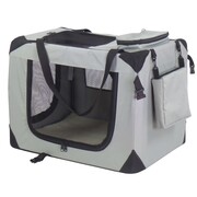 @Pet Transporter dla zwierząt, nylon, 90x61x65 cm, szary, 11074 @Pet 11074