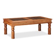 vidaXL Stolik kawowy, 110x60x40 cm, lite drewno akacjowe vidaXL 245149