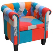 vidaXL Fotel patchworkowy vidaXL 241027