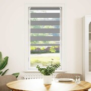 vidaXL Roleta w pasy (60 x 120 cm), szara vidaXL 240191