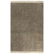 vidaXL Dywan typu kilim, bawełna, 200 x 290 cm, taupe vidaXL 246536