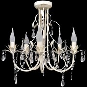 vidaXL Żyrandol, elegancki, biały fantazyjny kształt, 5 żarówek vidaXL 240687
