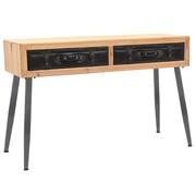 vidaXL Stolik konsola, lite drewno jodłowe, 115 x 41 x 75,5 cm vidaXL 245776
