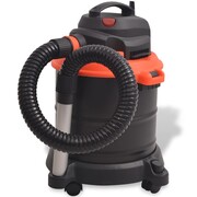 vidaXL Odkurzacz kominkowy do popiołu 1200 W, 20 L, czarno-pomarańczowy vidaXL 142356