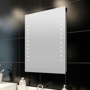 vidaXL Lustro łazienkowe LED ścienne 60 x 80 cm vidaXL 240512